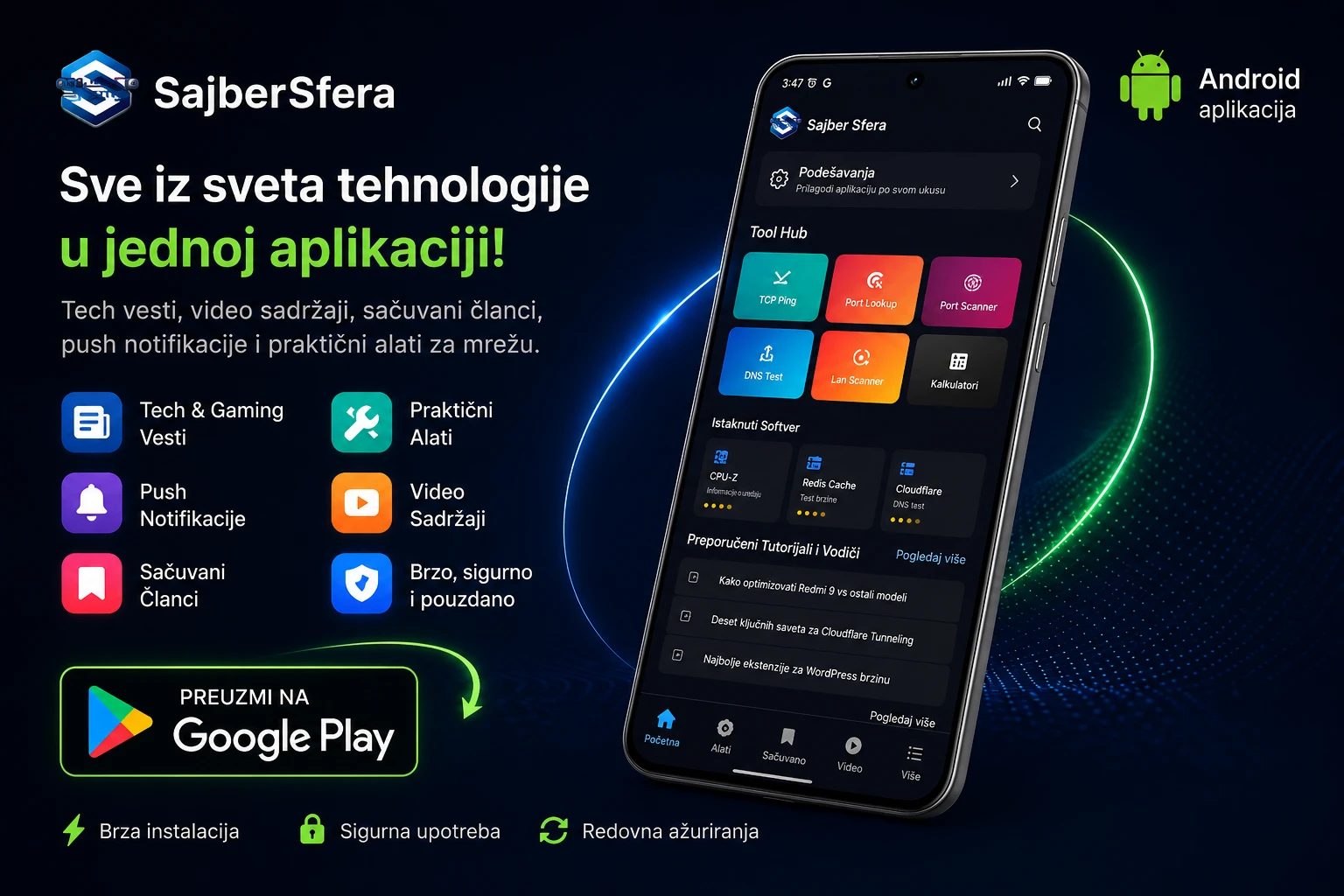 Preuzmi Sajber Sfera Android aplikaciju sa Google Play prodavnice