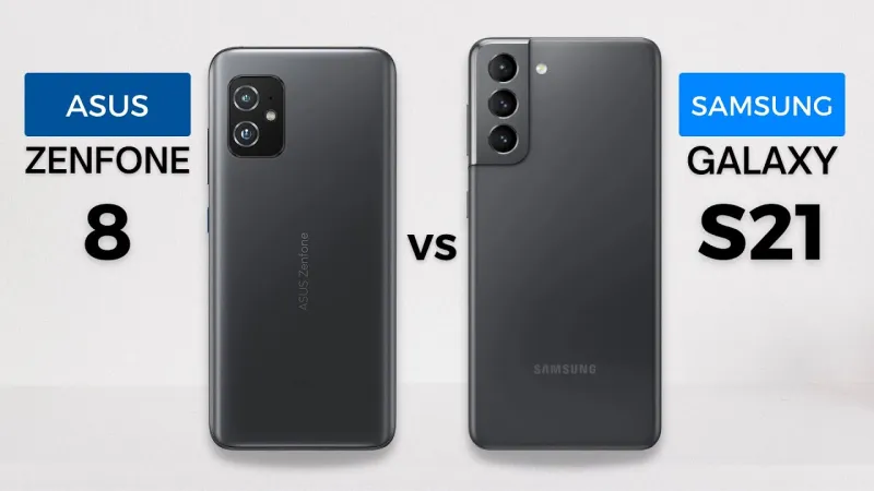 Asus Zenfone 8 vs Samsung Galaxy S21