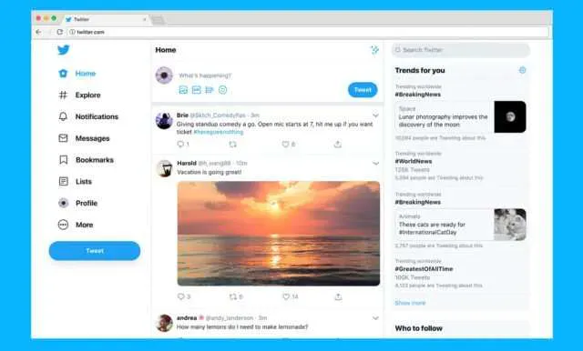 Novosti na Twitteru 2 twitter redesign website dezeen 2364 hero 1 Sajber Sfera IT Vesti, Gaming, Saveti, Vodiči