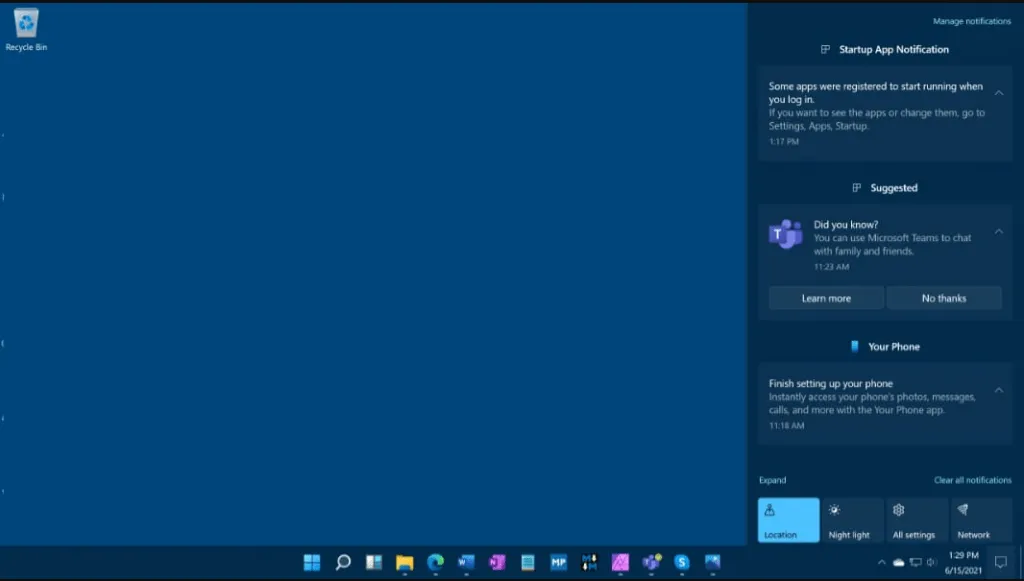 Windows 11 Prvi utisci 9 Windows 11 notifikacije