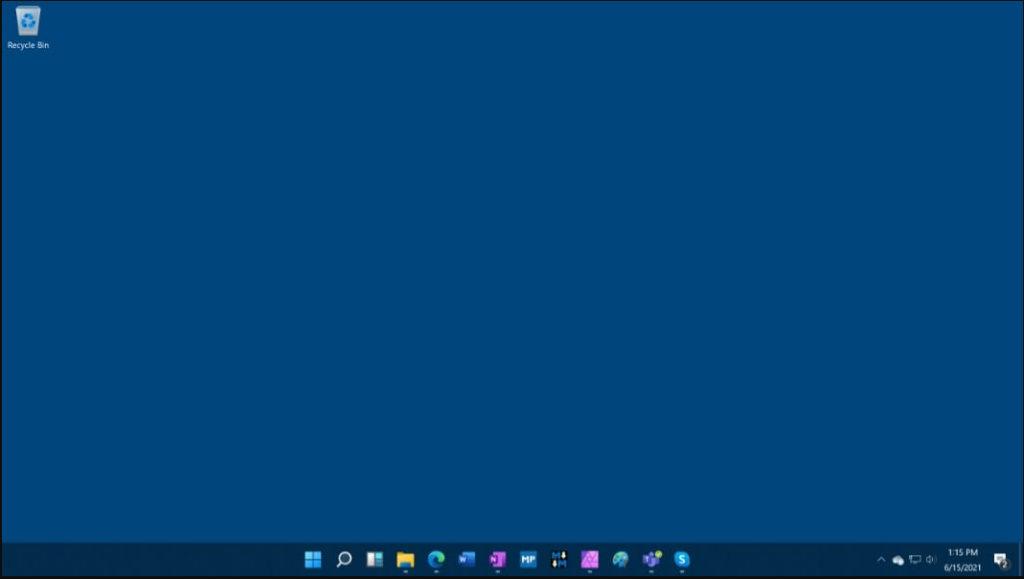 Windows 11 desktop recycle bin