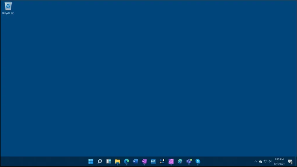 Windows 11 Prvi utisci 2 Windows 11 desktop recycle bin