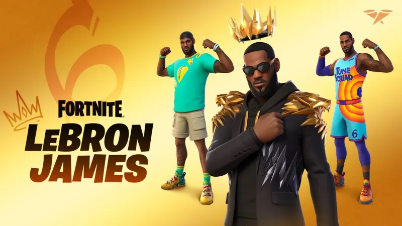 Lebron James in Fortnite ICON SERIES skin SajberSfera