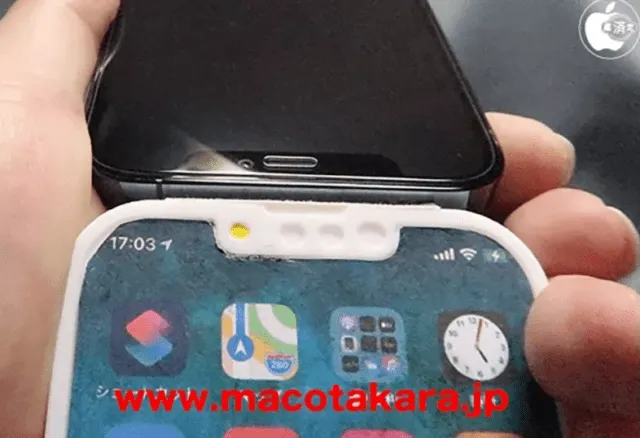 Primer zareza (notch) iPhone 13 Primer zareza (notch) iPhone 13