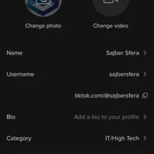 TikTok username Kako promeniti 