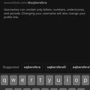 TikTok username Kako promeniti 