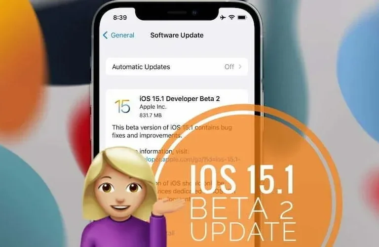 iOS 15.1 update BETA 2  je dostupan za instalaciju!
