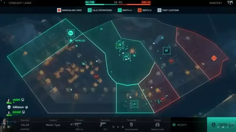 Conquest mapa 