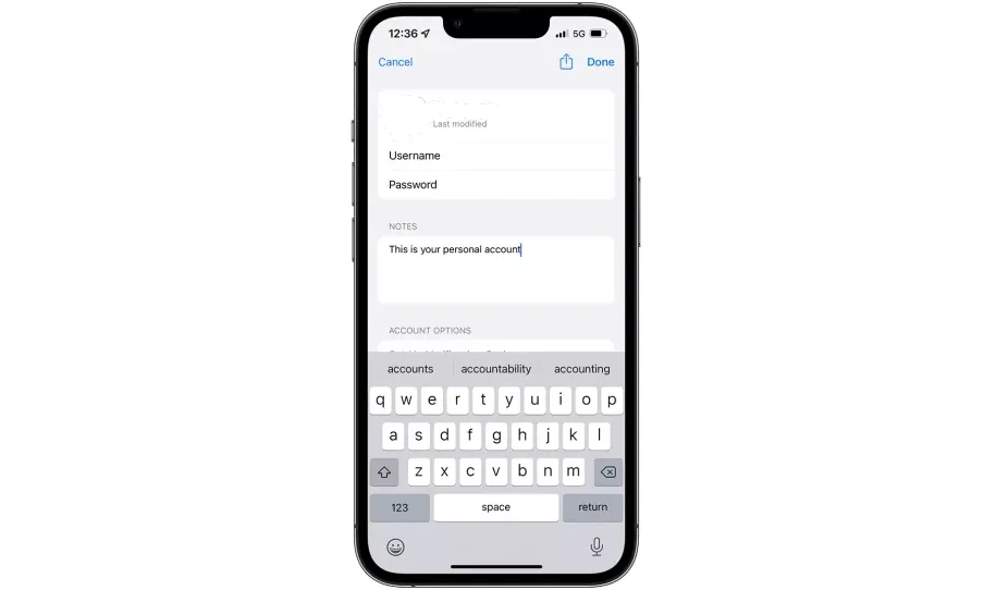 iOS 15.4 - Pet novih funkcija koje donosi na vaš iPhone i iPad 2 Beleške u iCloud Keichain-u