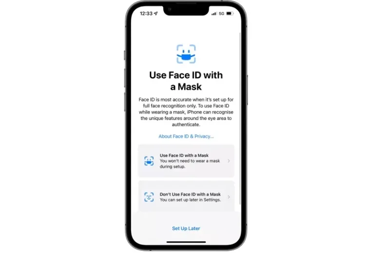FaceID sa maskom