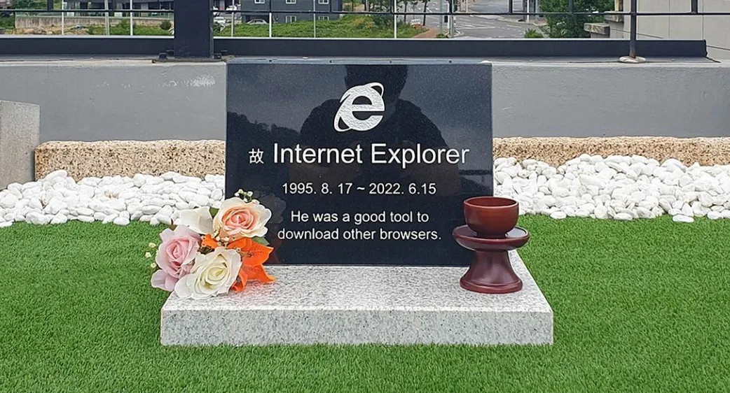 Južnokorejanac je podigao spomenik Internet Explorer-u