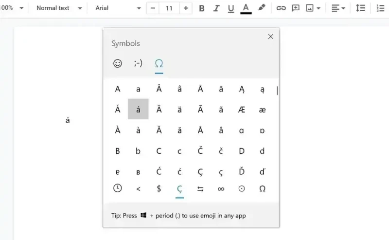 Simboli i specijalni znakovi na Windows 10 Windows 11