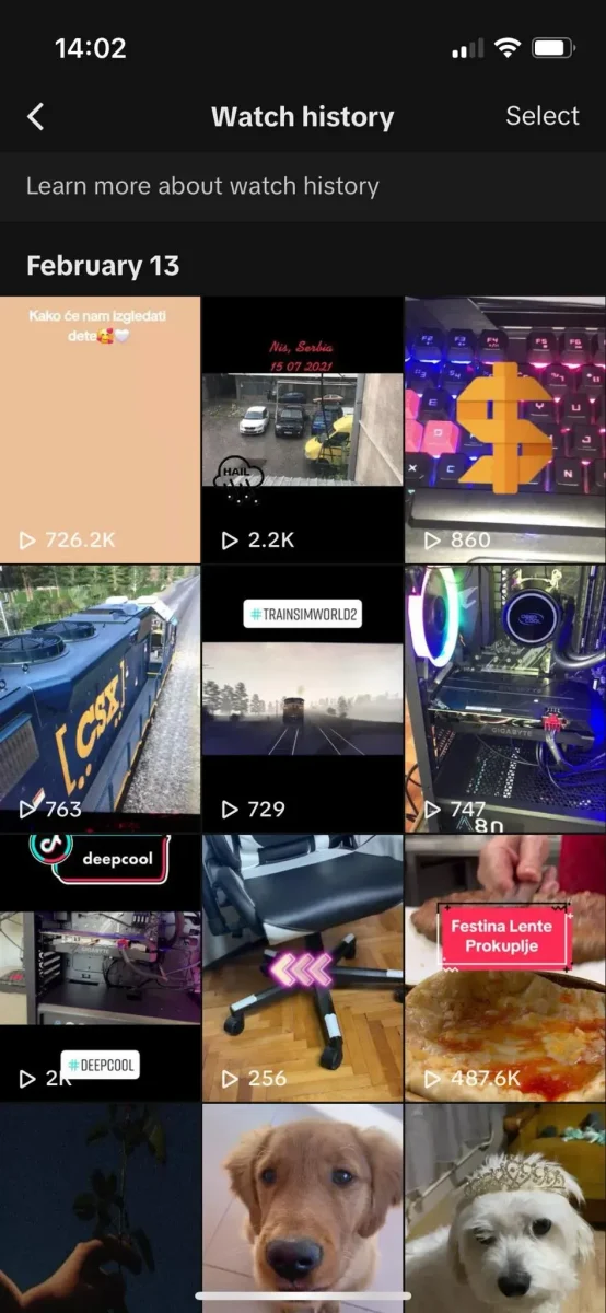 brisanje istorije gledanja videa na tiktok 2 Sajber Sfera IT Vesti, Gaming, Saveti, Vodiči
