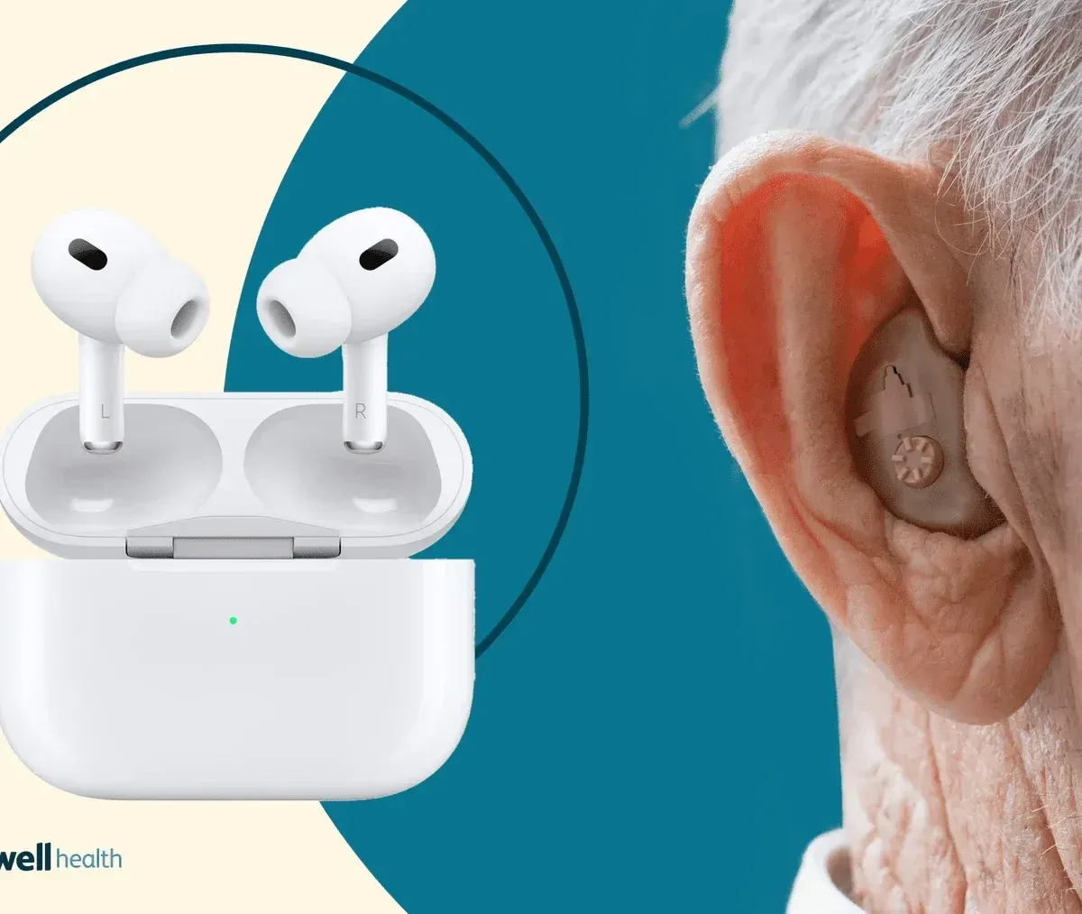 Apple Hearing Aid airpods 2 pomagala sluha