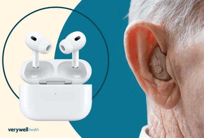 Apple Hearing Aid airpods 2 pomagala sluha