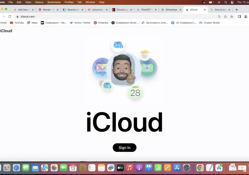 iCloud login