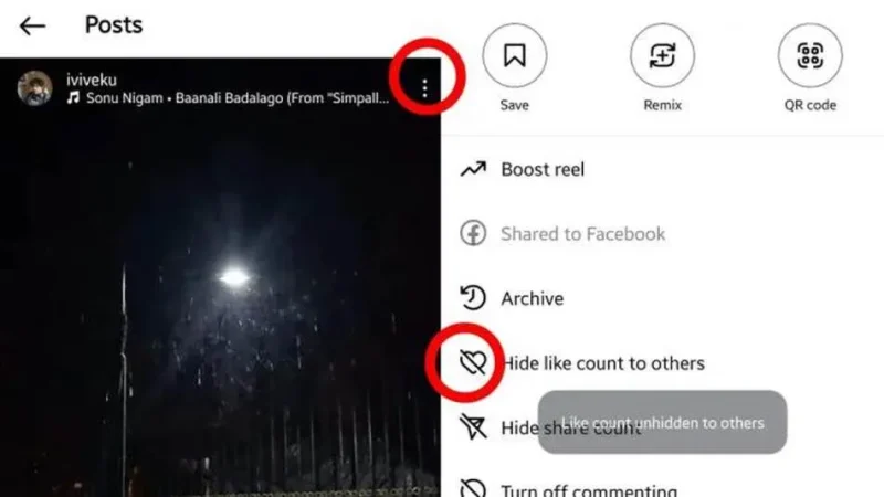 kako sakriti lajkove na instagramu