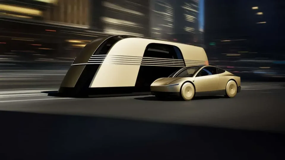 Elon Musk predstavio Cybercab na Tesla robotaxi događaju 1 Cybercab