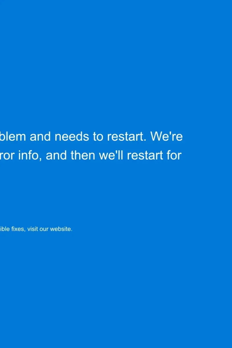 windows 11 bsod plavi ekran smrti