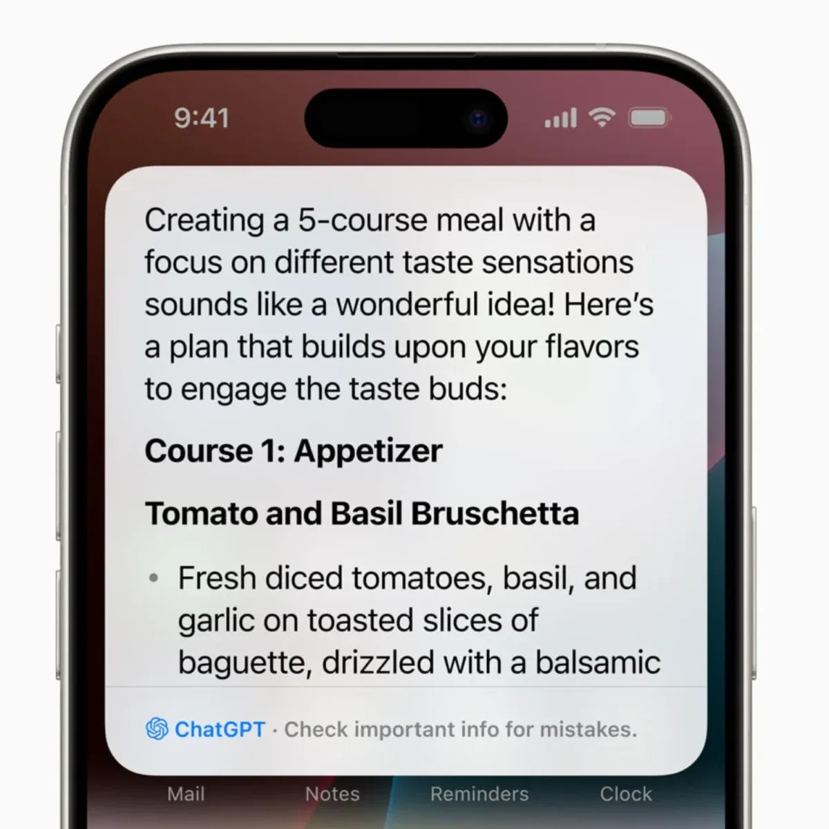 ChatGPT u iOS18