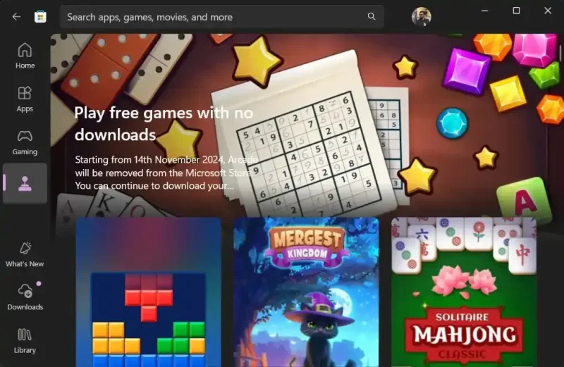 Microsoft Prodavnica Arcade