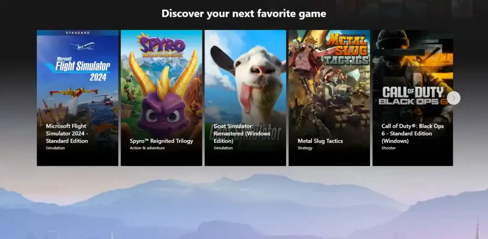 PC GAME PASS novembar 2024