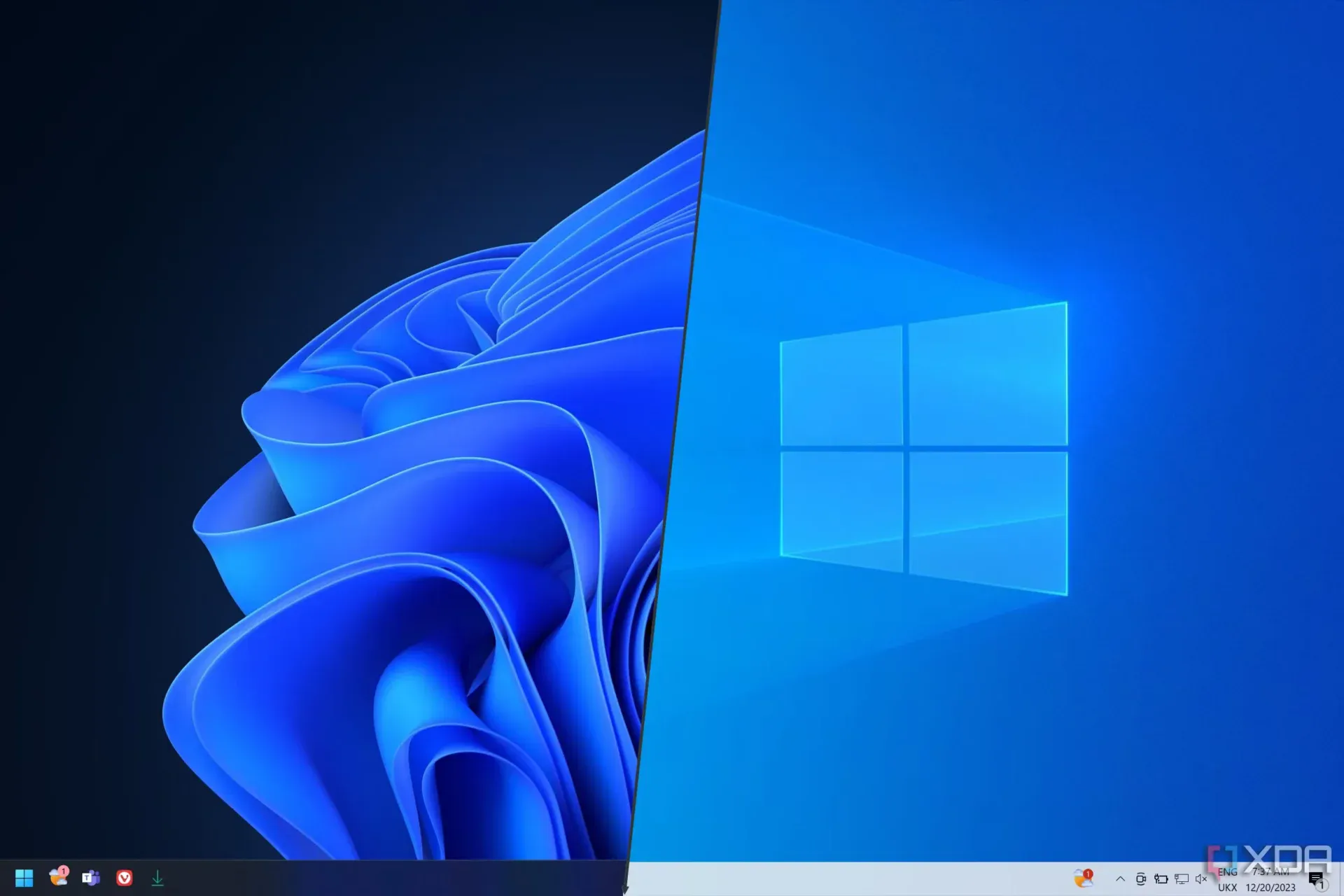 Windows 10 i 11 uporedno