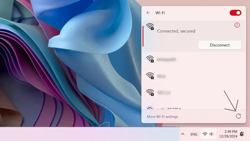 10 sjajnih funkcija koje je Windows 11 dobio 3 osvezavanje liste wifi mreza Sajber Sfera IT Vesti, Gaming, Saveti, Vodiči