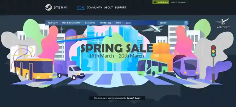 Steam prolećna rasprodaja 2025. otvara svoja vrata na nedelju dana uz popuste na hiljade PC igara