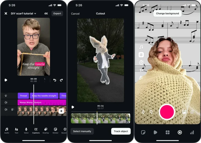 Edits, Metin rival CapCut video editoru je od danas dostupan globalno