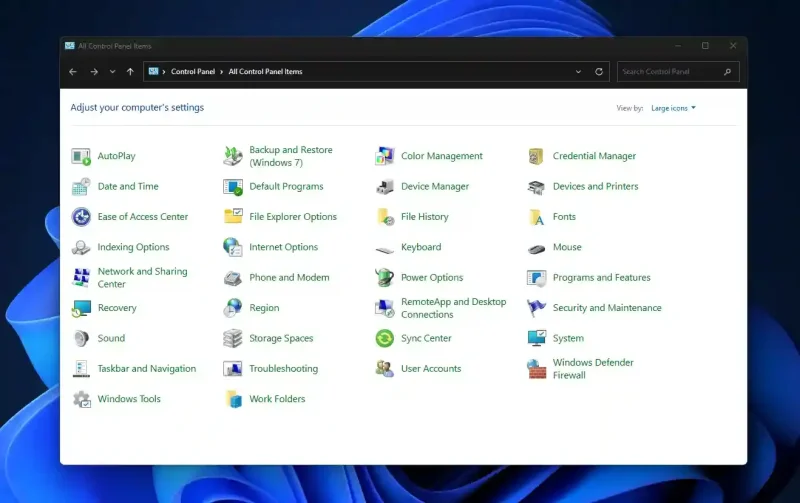Elementi Control Panela u Windows 11 idu u Settings app 1 Elementi Control Panela u Windows 11 idu u Settings app