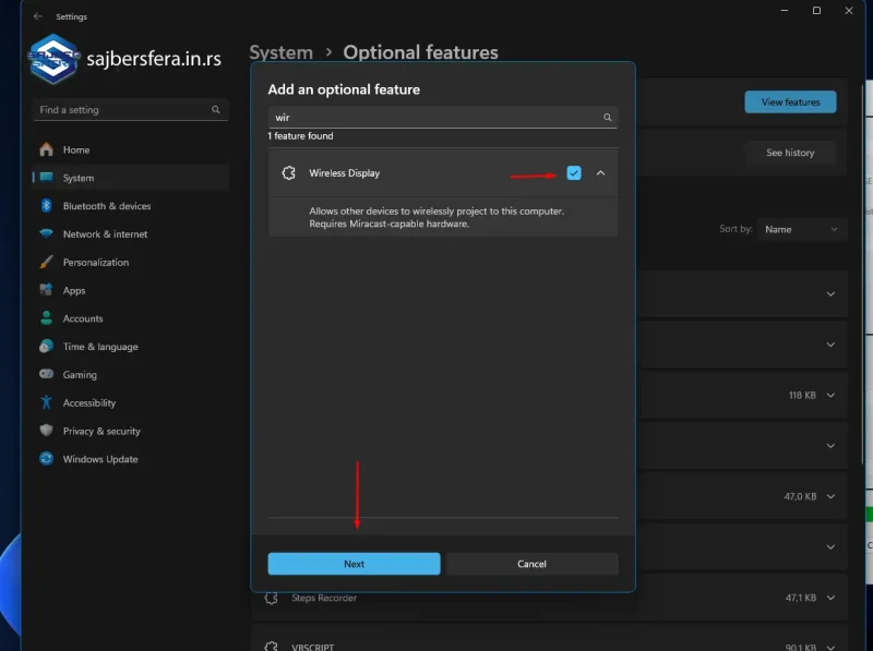 Kako koristiti laptop ili tablet kao drugi monitor?  dxdiag miracast wireless display windows 11
