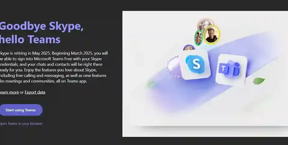 Skype je zvanično mrtav, pređite na Teams 1 Skype je zvanično mrtav, Microsoft želi da pređete na Teams
