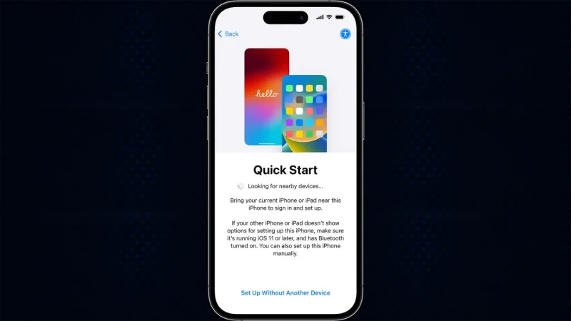 How to Transfer Data from iPhone to iPhone 1 iPhone Quick Start Transfer