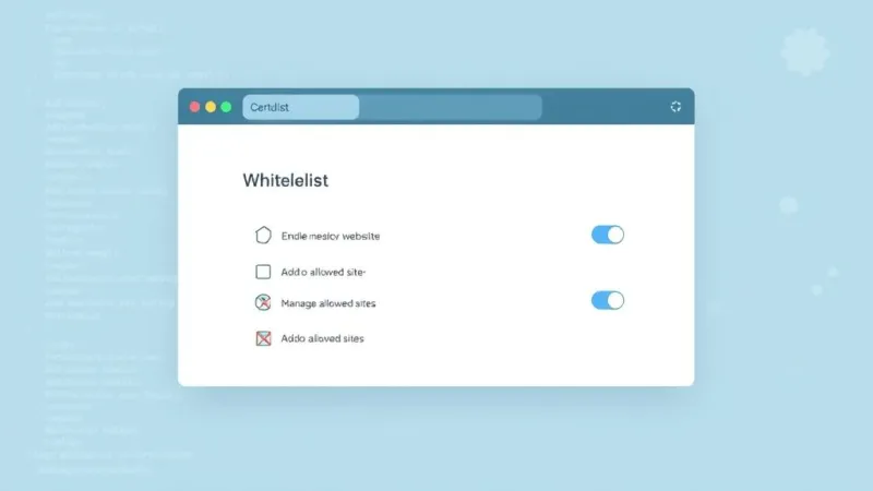 Whitelist website in ad blocker