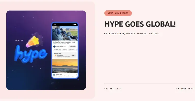 Jutjubova Hype funkcija dostupna u još zemalja posle uspešnog testa u tri zemlje