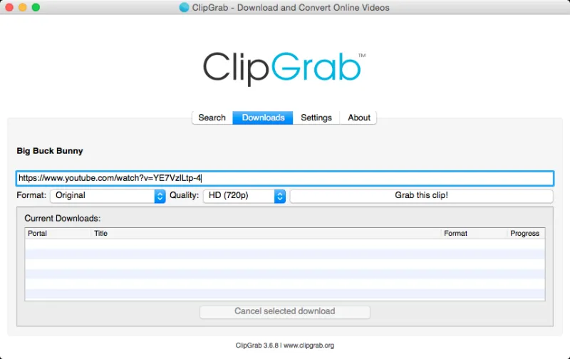 Program za skidanje muzike sa YouTube u MP3 6 ClipGrab