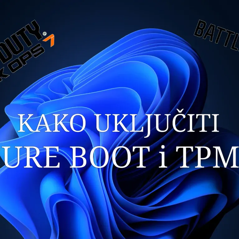 Kako uključiti Secure Boot i TPM 2.0 u BIOS-u