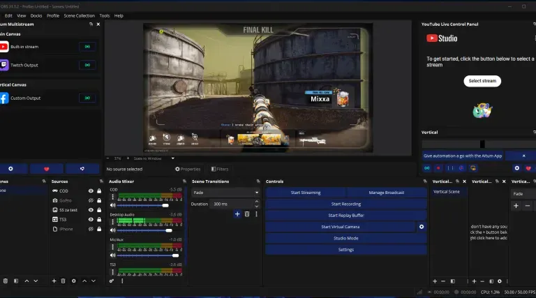 OBS Streaming Podešavanje za YouTube i Twitch, strimujte kao PRO! (2025. vodič)