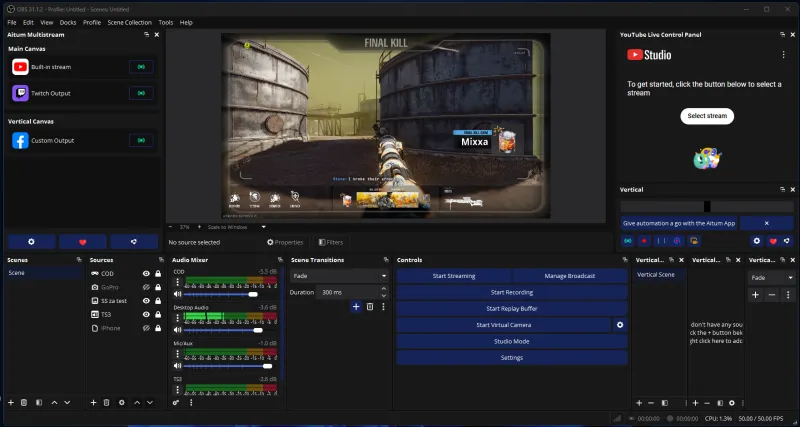 OBS Streaming Podešavanje za YouTube i Twitch, strimujte kao PRO! (2025. vodič)