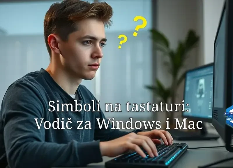 Simboli na tastaturi: Vodič za Windows i Mac