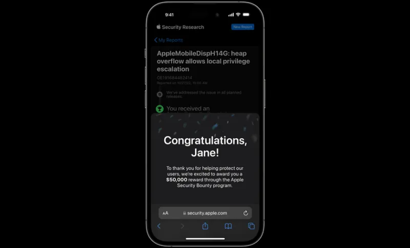 Apple: Do $5M za sigurnosne propuste! 2 Apple: Do $5M za sigurnosne propuste! Novi bonusi i nagrade za one koji ih otkriju