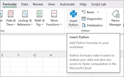 Python u Excelu: Konfigurisana skripta za inicijalizaciju menja pravila igre za programere