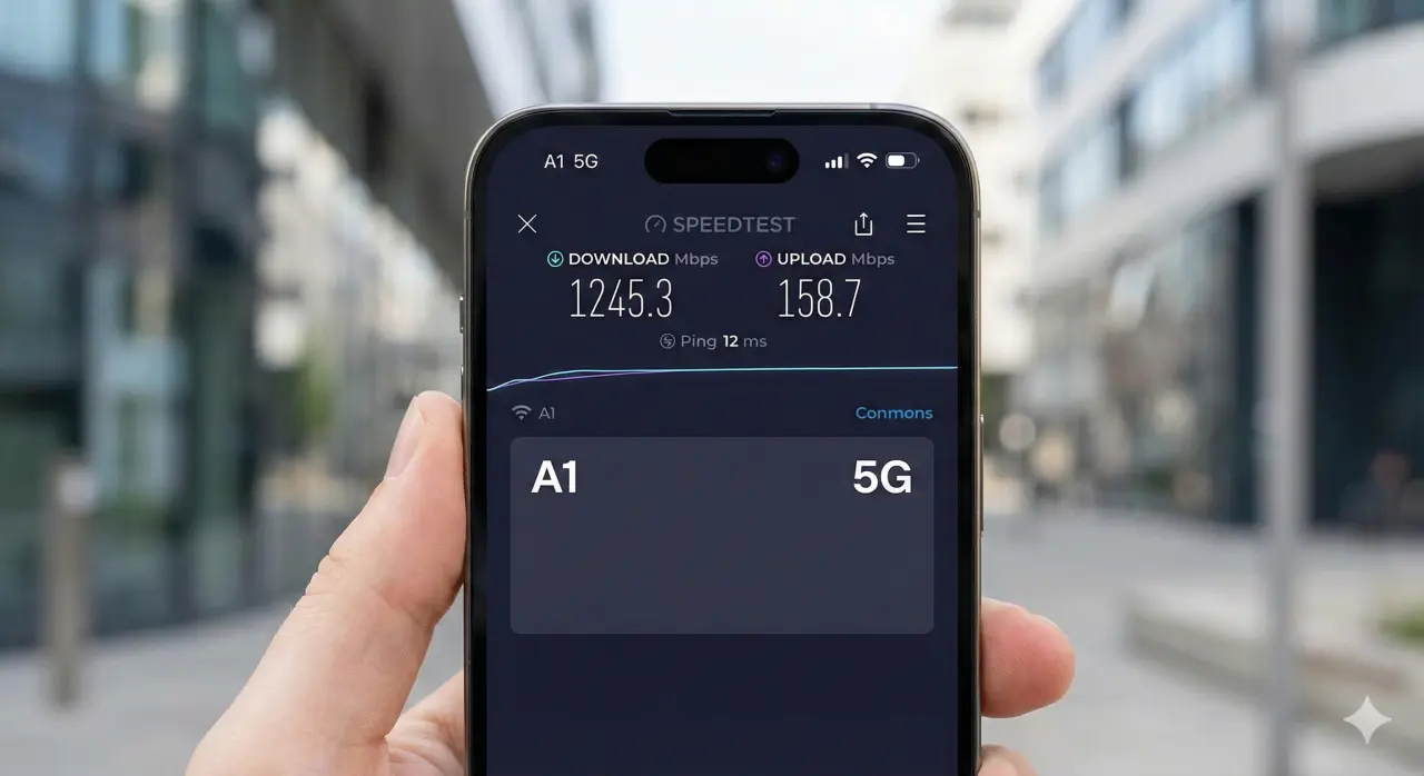 5G speedtest srbija