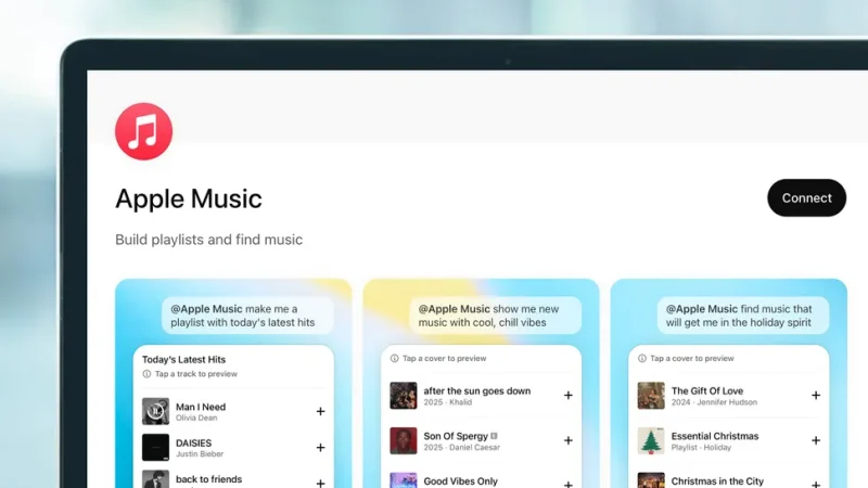 ChatGPT prodavnica aplikacija je dostupna! 1 ChatGPT prodavnica aplikacija Apple Music u ChatGPT-u