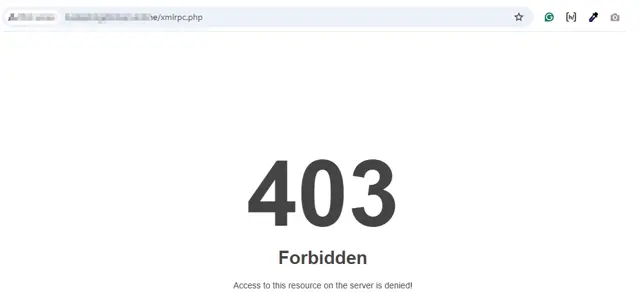 WordPress sigurnost: kompletan vodič 13 Blokiraj ili ograniči xmlrpc.php