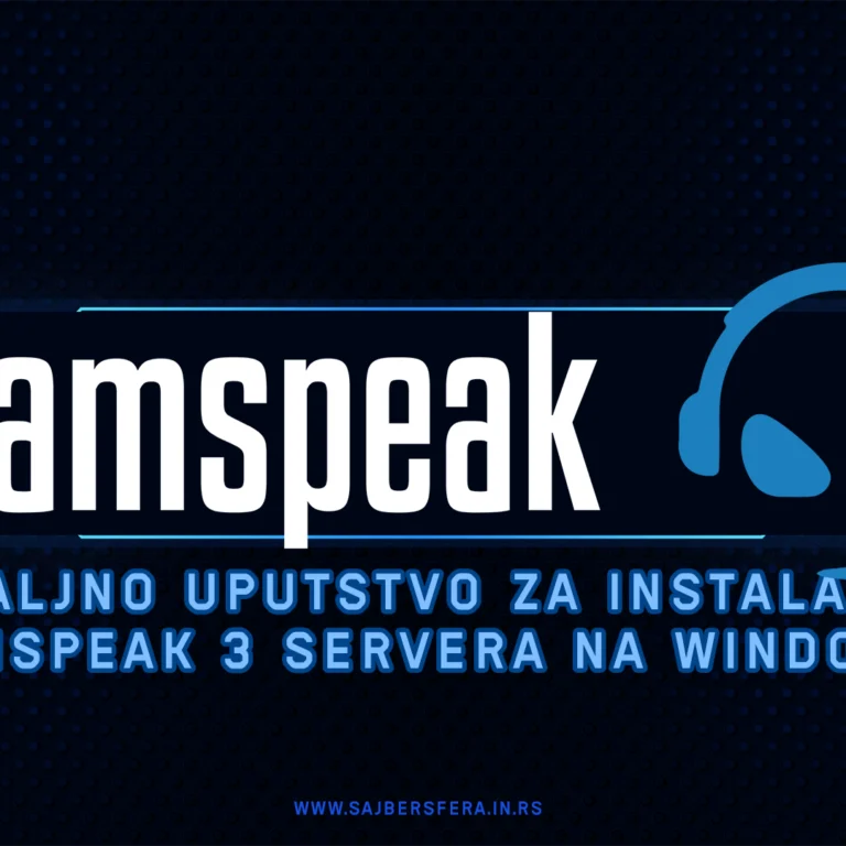 Kako instalirati TeamSpeak 3 server na Windows 10 i 11 (2026) detaljan vodič