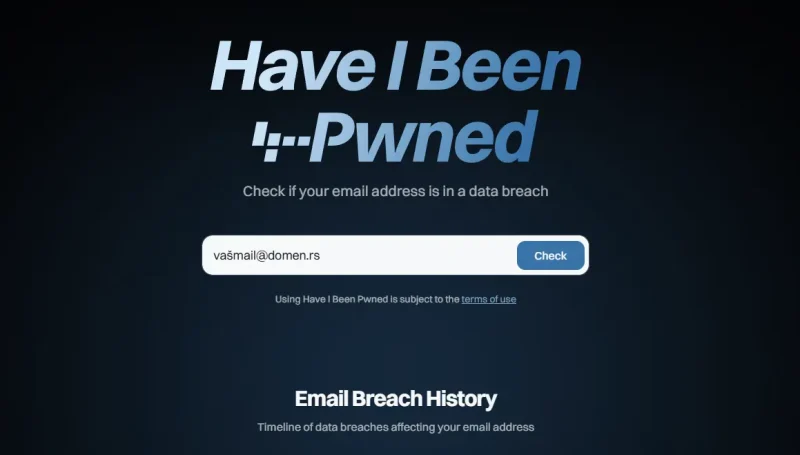 Have I Been Pwned 