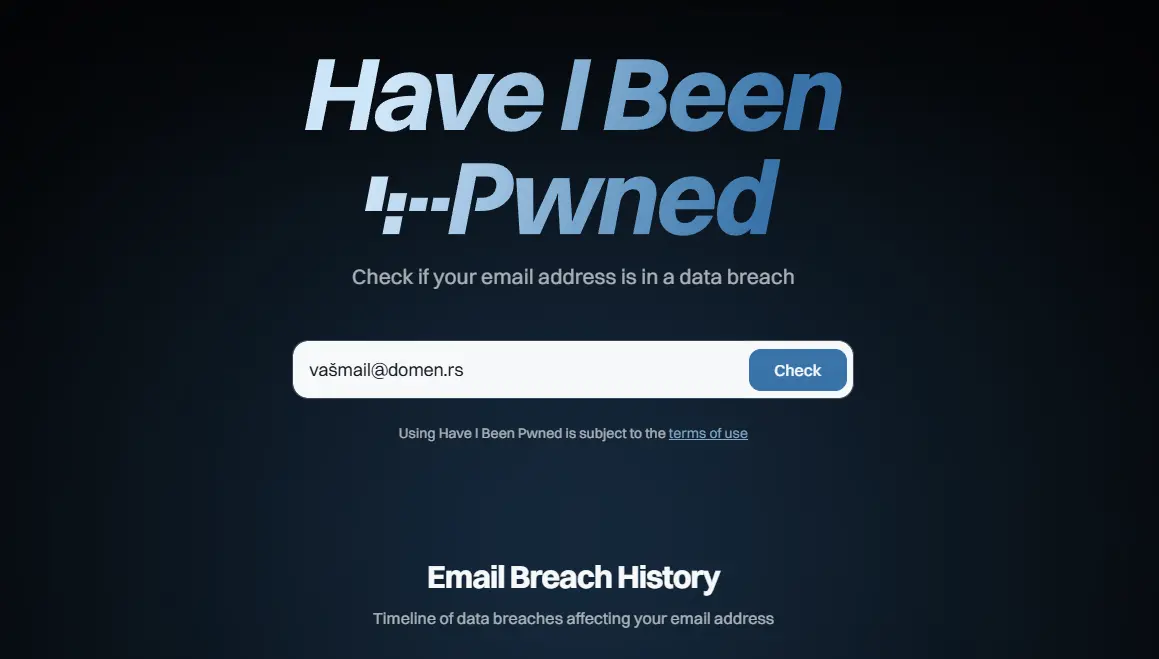 Have I Been Pwned 