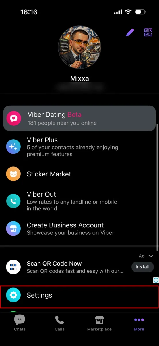 Viber grupe podesavanja privatnost Viber Settings